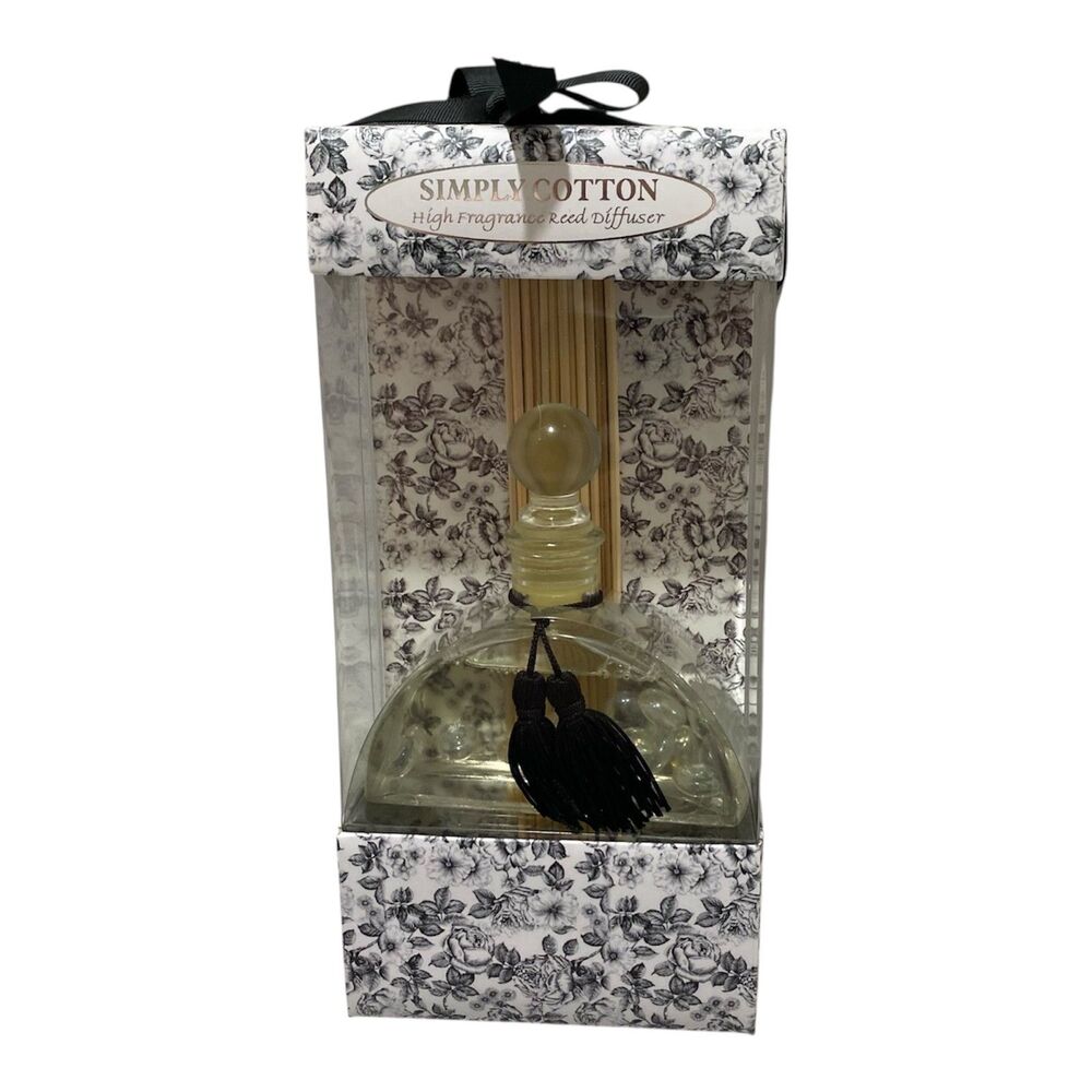 Simply Cotton High  Fragrance  Reed  Diffuser 54 oz  Bottle 12‑Reed Discontinued